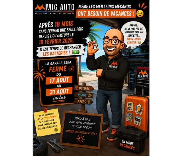 Enfin des vacances pour Michel.G de @mig.auto.miramont