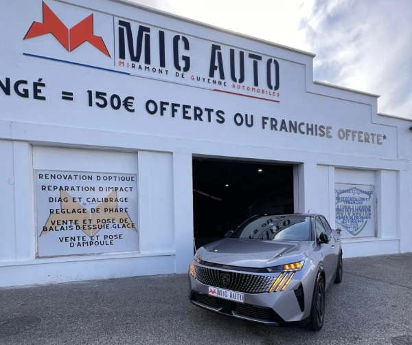 pare-brise vert detecteur de pluie et lumeire + camera ADAS recalibre Peugeot 3008 100% electrique @mig.auto.miramont 47800